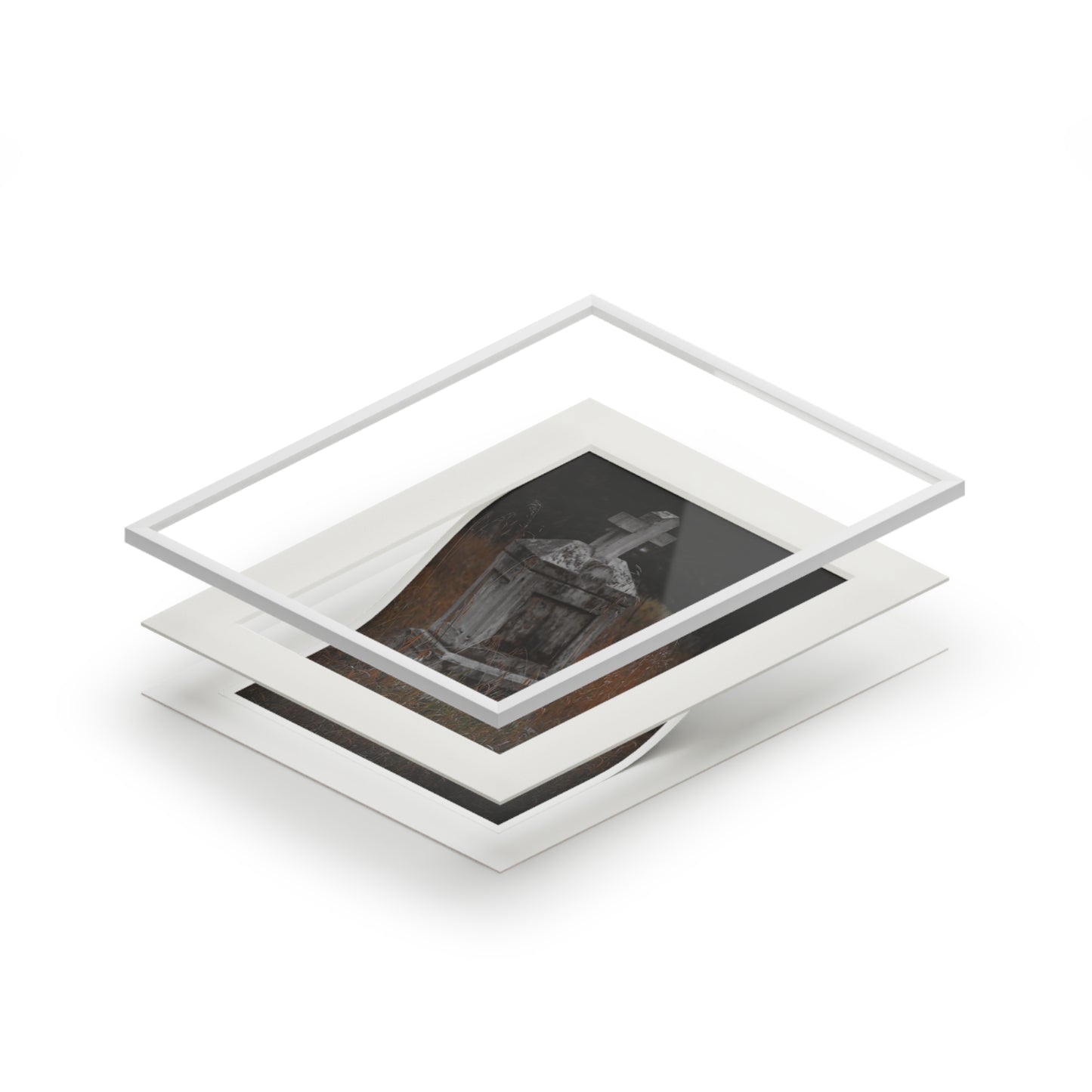 "The Stone" Fine Art Prints (Passepartout Paper Frame)