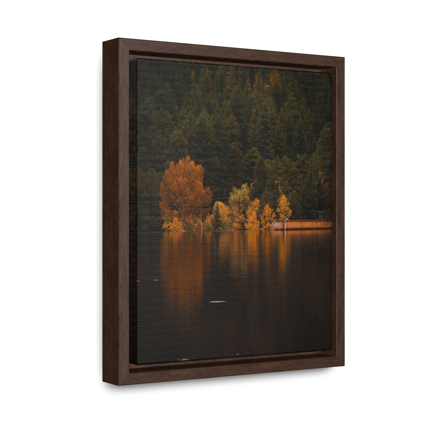 Autumn Reflections Gallery Canvas Wraps, Vertical Frame