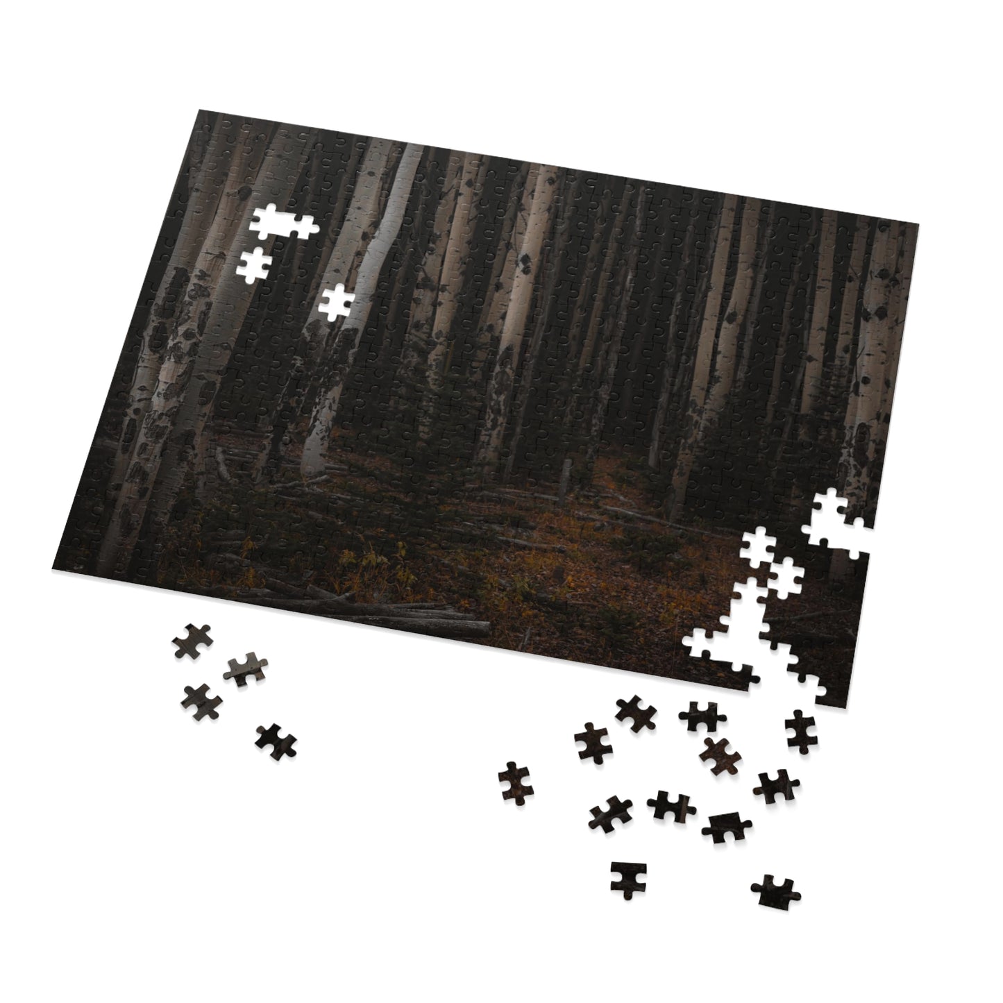 "Moody Aspens" Jigsaw Puzzle (30, 110, 252, 500,1000-Piece)