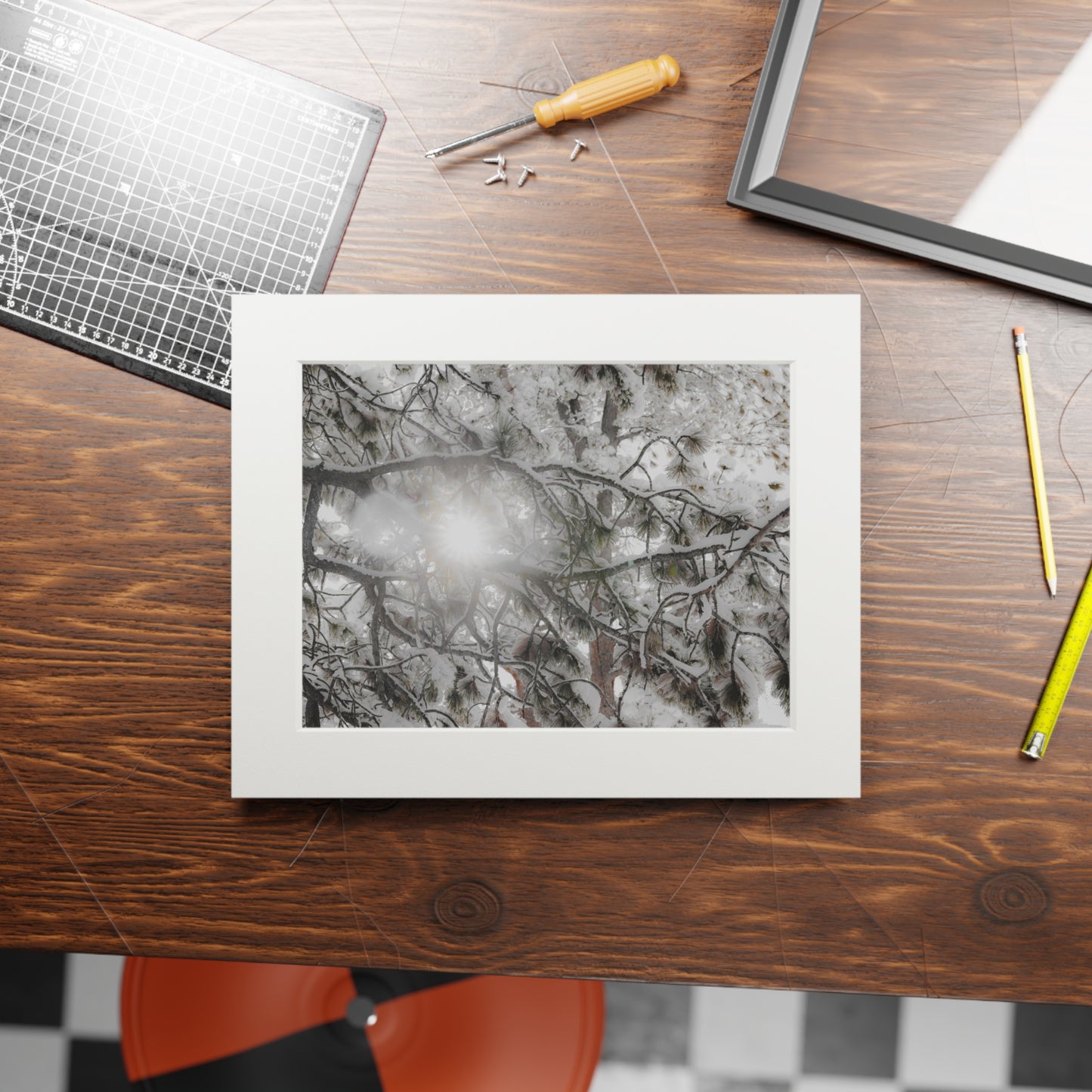 "Winter Magic" Fine Art Prints (Passepartout Paper Frame)