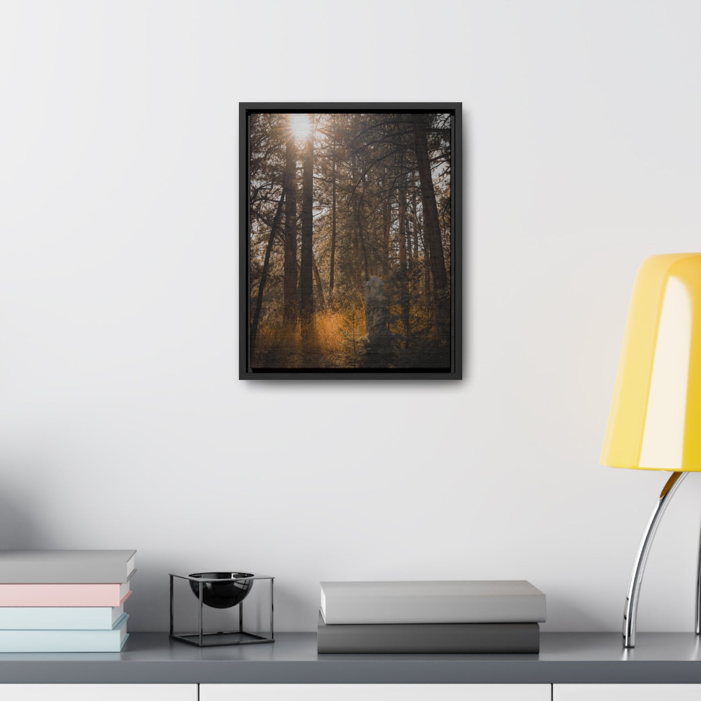 The Sun in the Cemetery Gallery Canvas Wraps, Vertical Frame