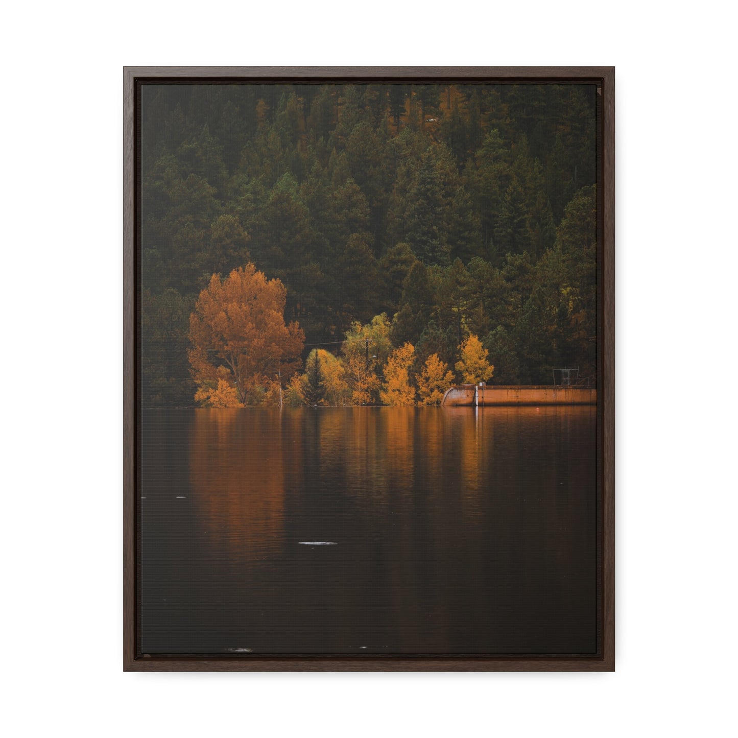 Autumn Reflections Gallery Canvas Wraps, Vertical Frame