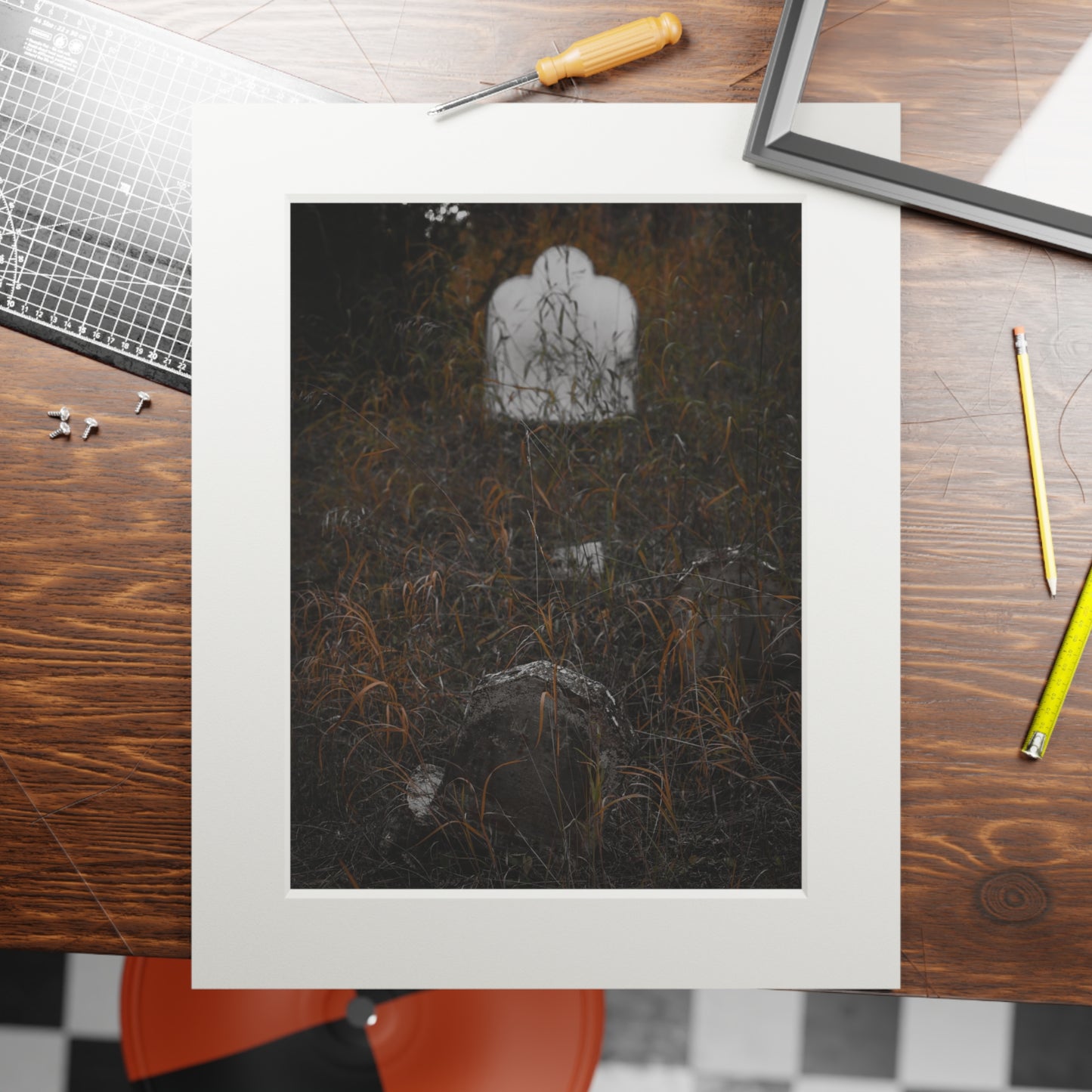 "Forgotten" Fine Art Prints (Passepartout Paper Frame)