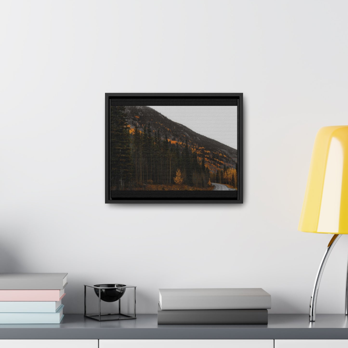 The Lonely Road Framed Gallery Canvas