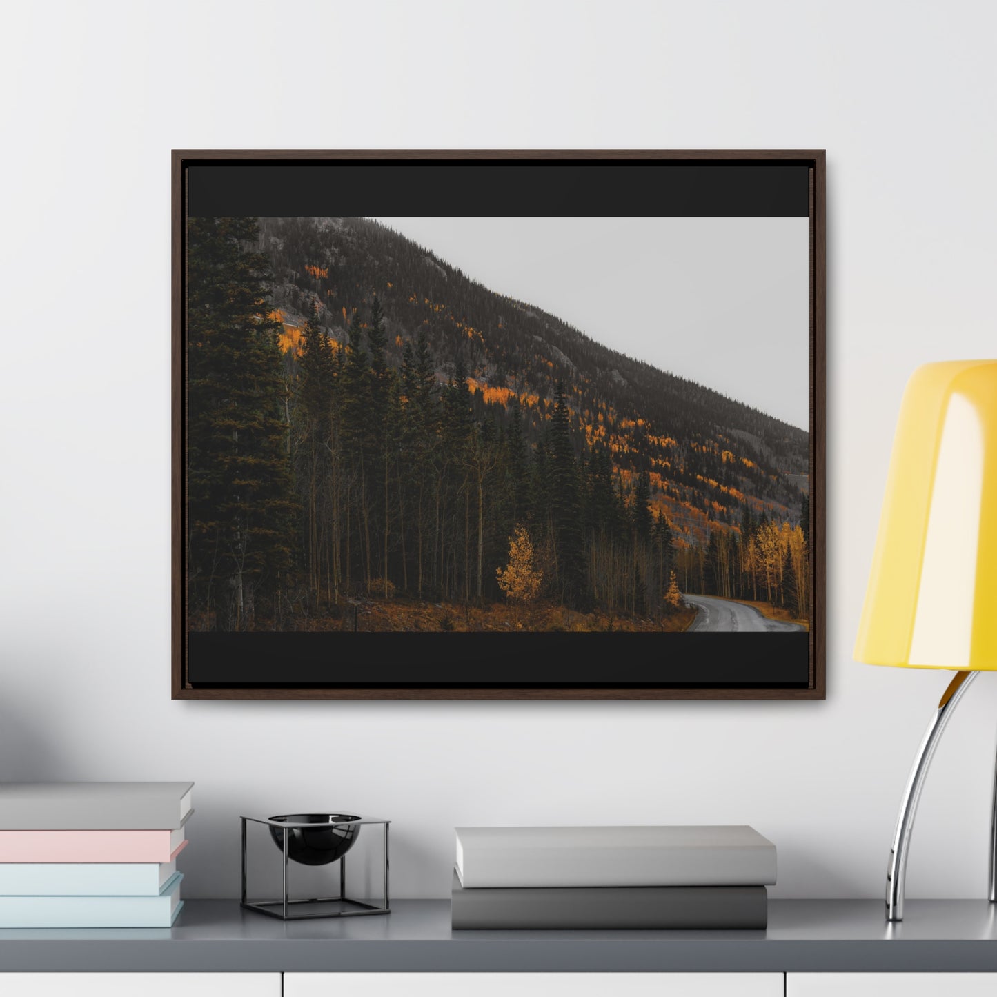 The Lonely Road Framed Gallery Canvas