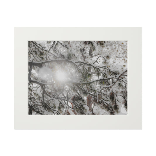 "Winter Magic" Fine Art Prints (Passepartout Paper Frame)