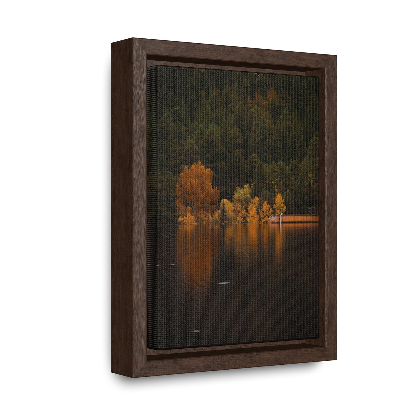 Autumn Reflections Gallery Canvas Wraps, Vertical Frame