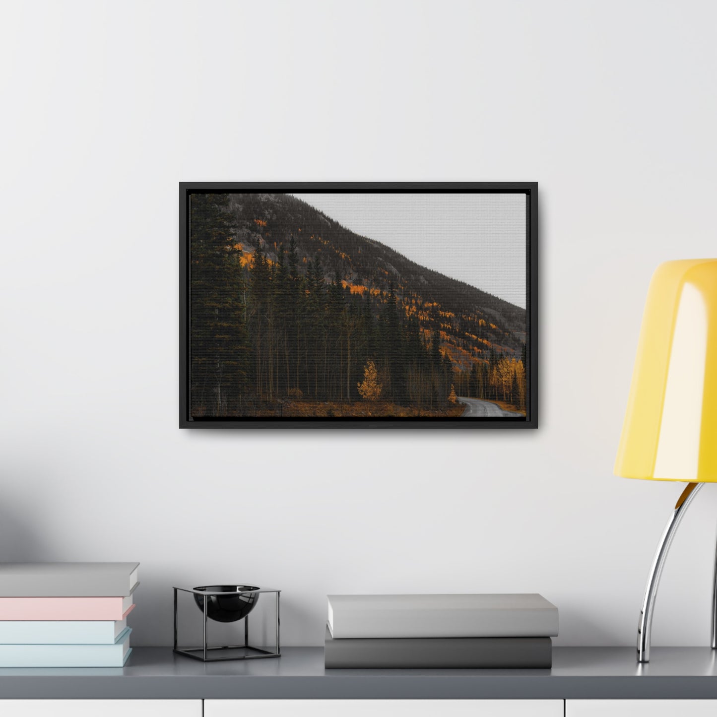 The Lonely Road Framed Gallery Canvas