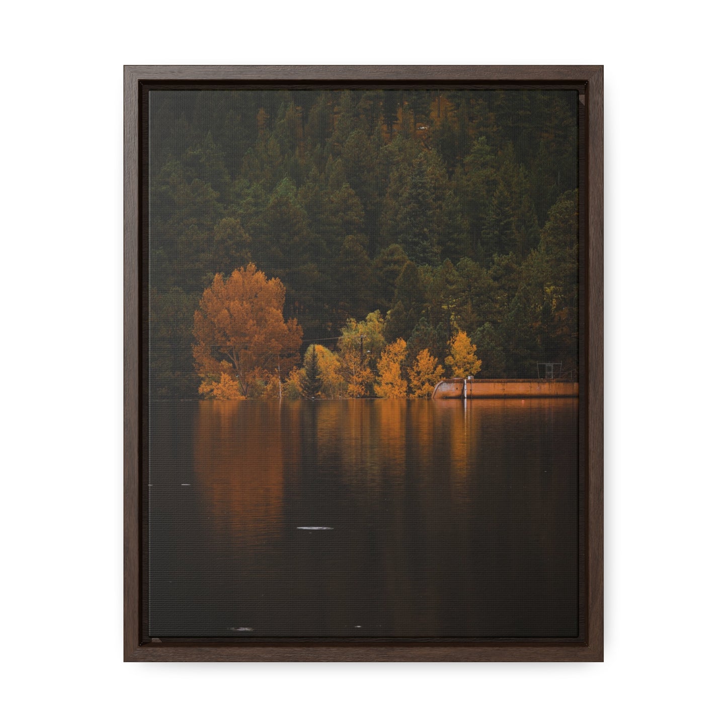 Autumn Reflections Gallery Canvas Wraps, Vertical Frame