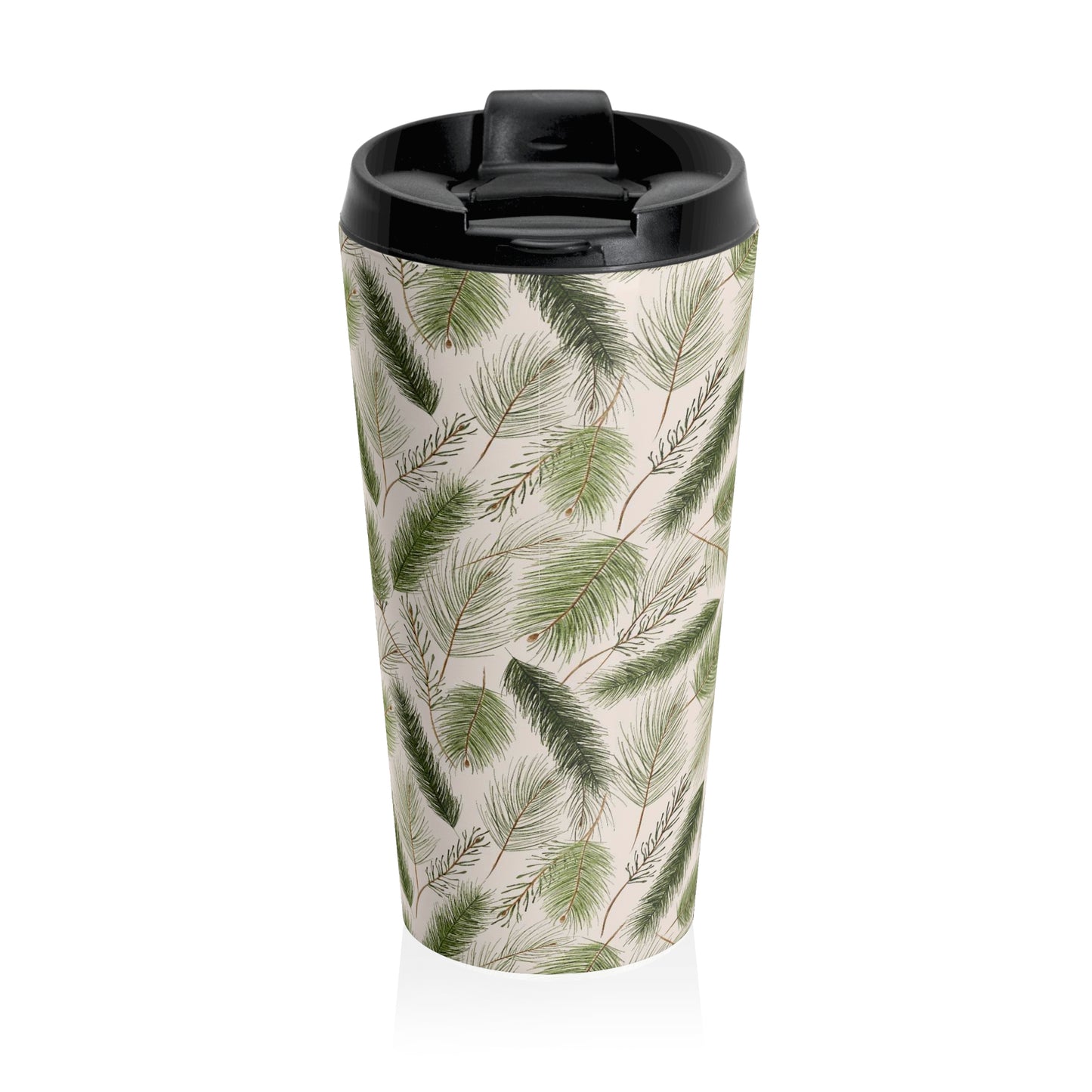 "Evergreens" Stainless Steel Travel Mug