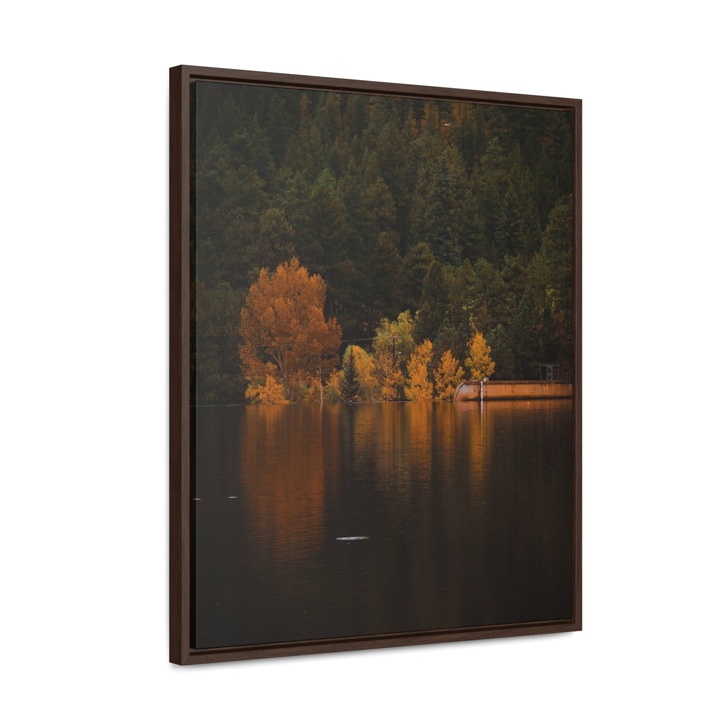 Autumn Reflections Gallery Canvas Wraps, Vertical Frame